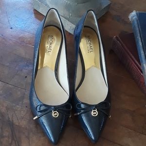 Michael Kors Patent Kitten Heel Pump